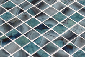 Mosaic Glass Tile The Reef Series - Deep Blue