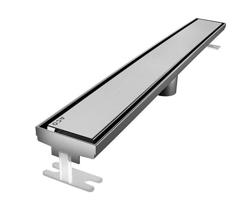 Quartz Linear Shower Drain Solid - Brushed Stainless 36