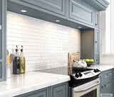 Recycled Glass Interlock Series White Flash