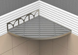 Structural Surfaces Claddy T-Shelf - Brushed Gold