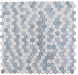 Mosaics Marble Toscano Aphrodite Hexagon 2x2 - Crystal Ocean