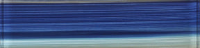 Black Forest Painted Glass Series 3 x 12 - Ocean Blue