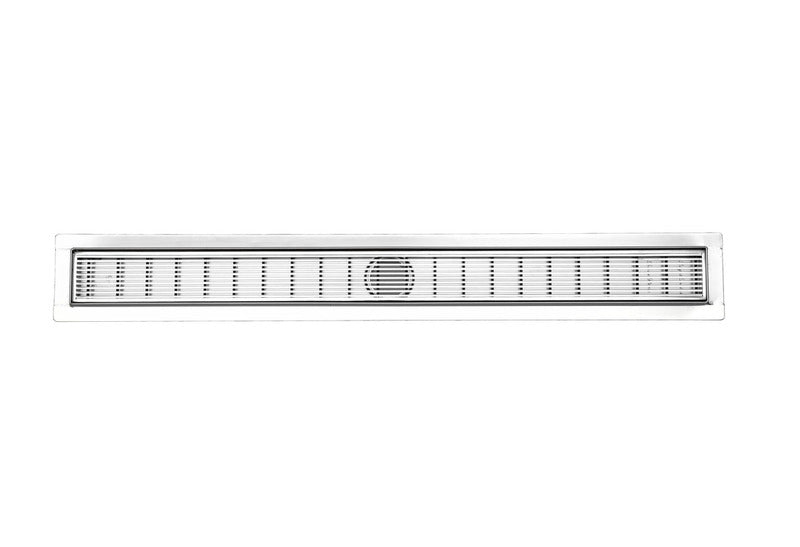 SereneDrains Linear Shower Drain Linear Wedge - Polished 59