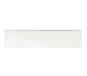 Porcelain Trims Marble look Matte Bullnose 3 x 12 - Snow White