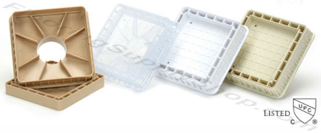 Tile Drain Insert 5 inch Tan