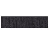 Porcelain Trims Stone Look Bullnose 3 x 12 - Black