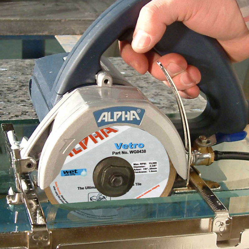 Alpha Diamond Glass Blade Vetro 10 Inch