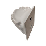 Ceramic Soap Dish Lion White Glossy