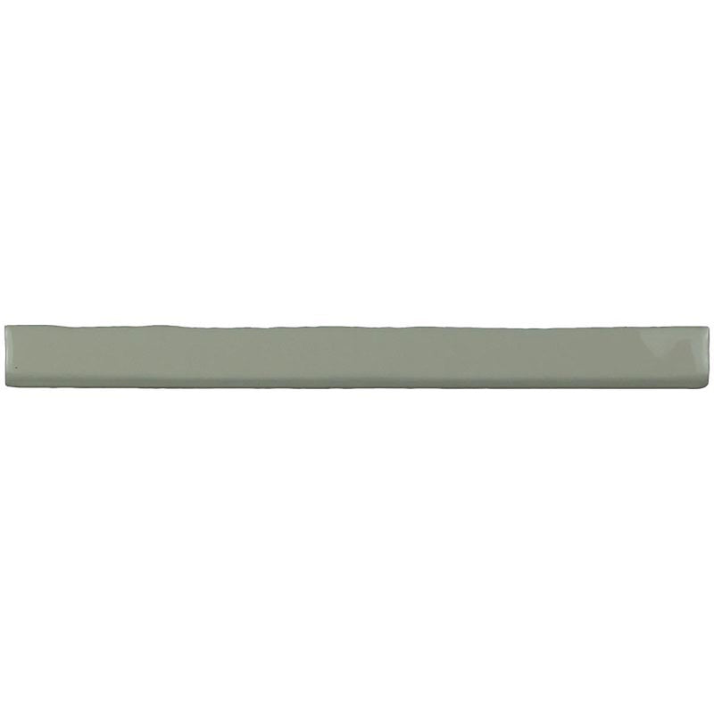Kaleidoscope Handmade Ceramic Tile Bullnose 1x12 - Ivory