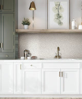 Mosaics Terrazzo Penny Rounds - Cement Sprinkle