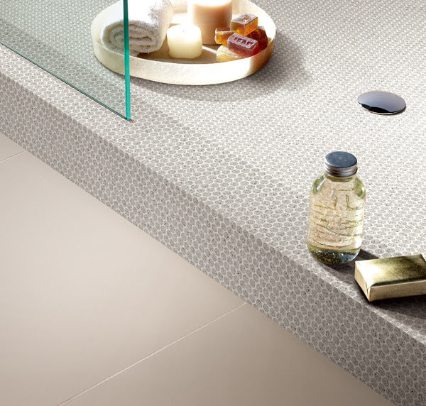Mosaics Terrazzo Penny Rounds - Cement Sprinkle