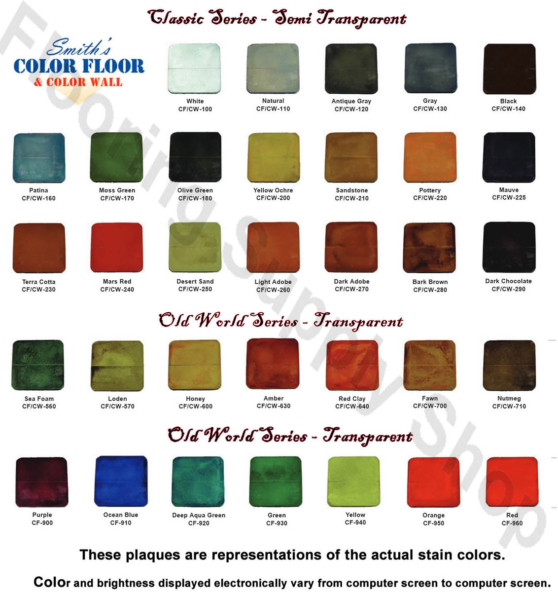 Smiths Paint Concrete Color Stains Quart