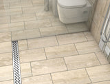 Quartz Linear Shower Drain Brushed Stainless - Hawaii 40
