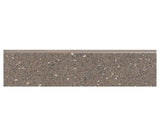 Porcelain Rock look Matte Bullnose 3 x 12 - Grey Brown