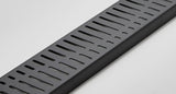 Quartz Linear Shower Drain Matte Black - Wave 40