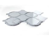 Arabesque Shape White Carrara marble - Blue Sky