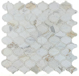 Arabesque Shape Calacatta Gold marble - White Gold