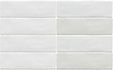 Alhambra Series White Ceramic Tile - Crema