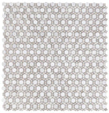 Mosaic Volakas Marble Circular Shape - Almond White