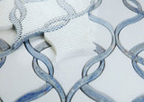 Twirl Shape Italian Calacatta Marble - Sapphire