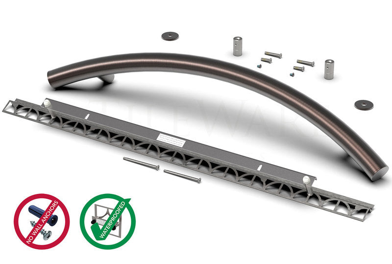 Radius Grab Bar 24 Traditional Victoria Series