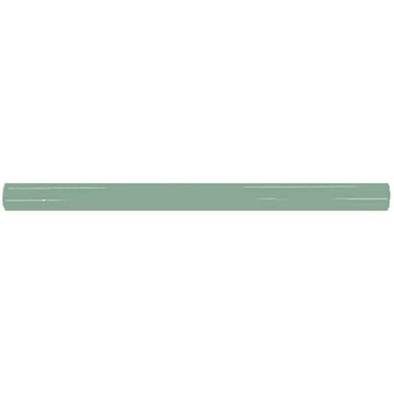 Ceramic Groove Tile Series Bullnose - Green