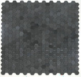 Mosaics Marble Basalt Hexagon - Basalt