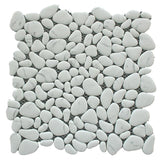 Little Sandy Glass Series Glass Pebbles - Oasis White