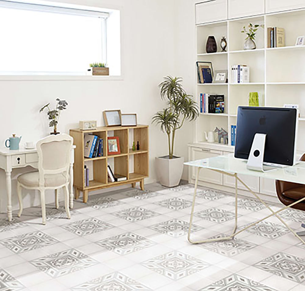 Porcelain Patterned Tile 8 x 8 - Promenade