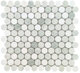 Mosaics Marble Penny Series - Green White