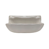 Porcelain Soap Dish Shell Small - Biscuit Glossy