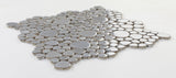 Mosaic Porcelain Tile Mancala Pebble Series - Grey