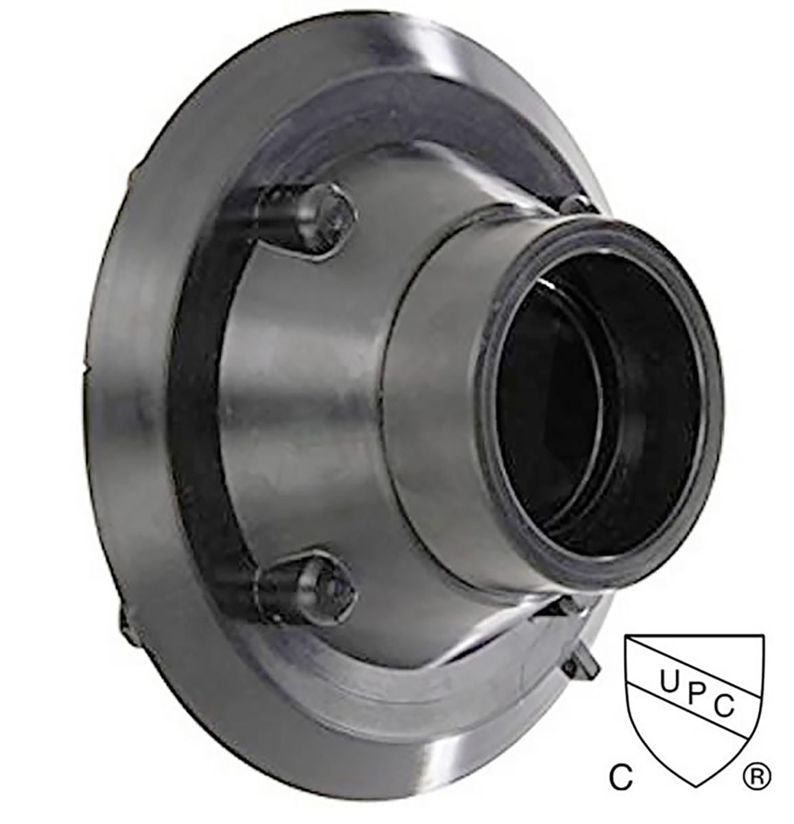 SereneDrains PVC 2 Inch Shower Drain Base for Linear Square Shower Drains