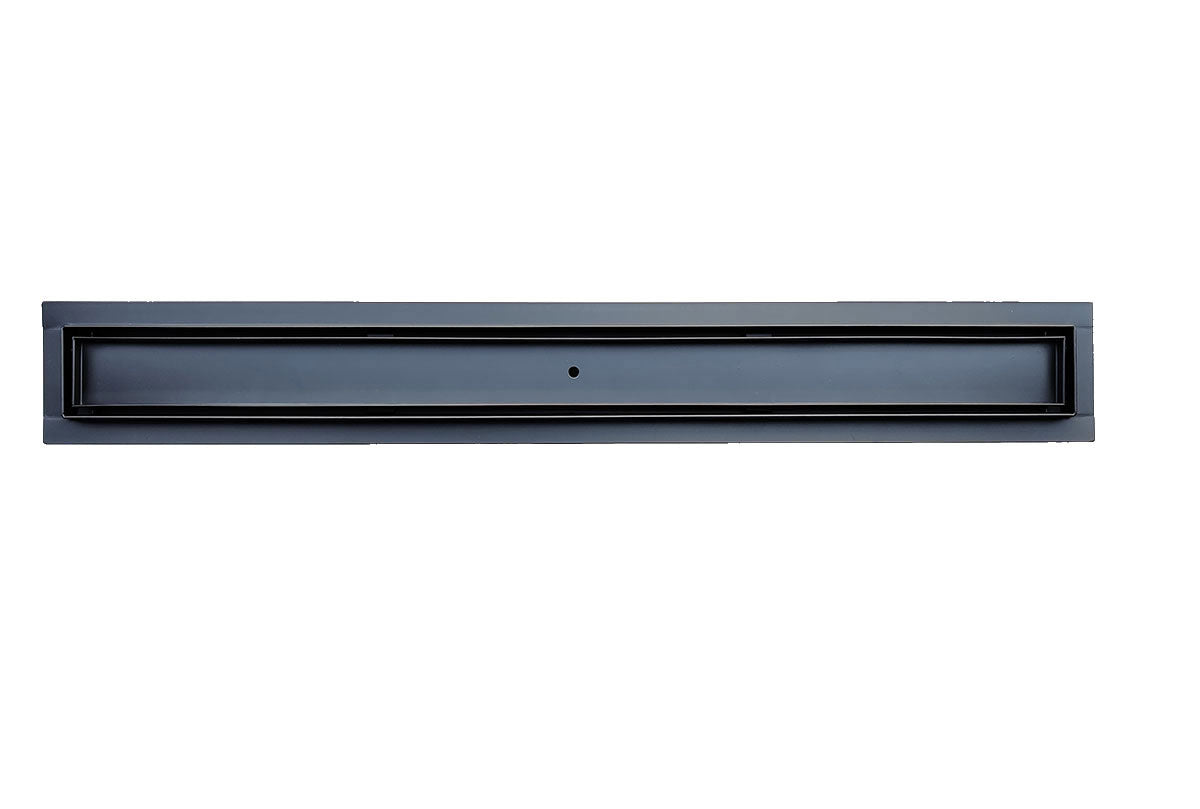 SereneDrains Linear Shower Drain Tile Insert Matte Black 24