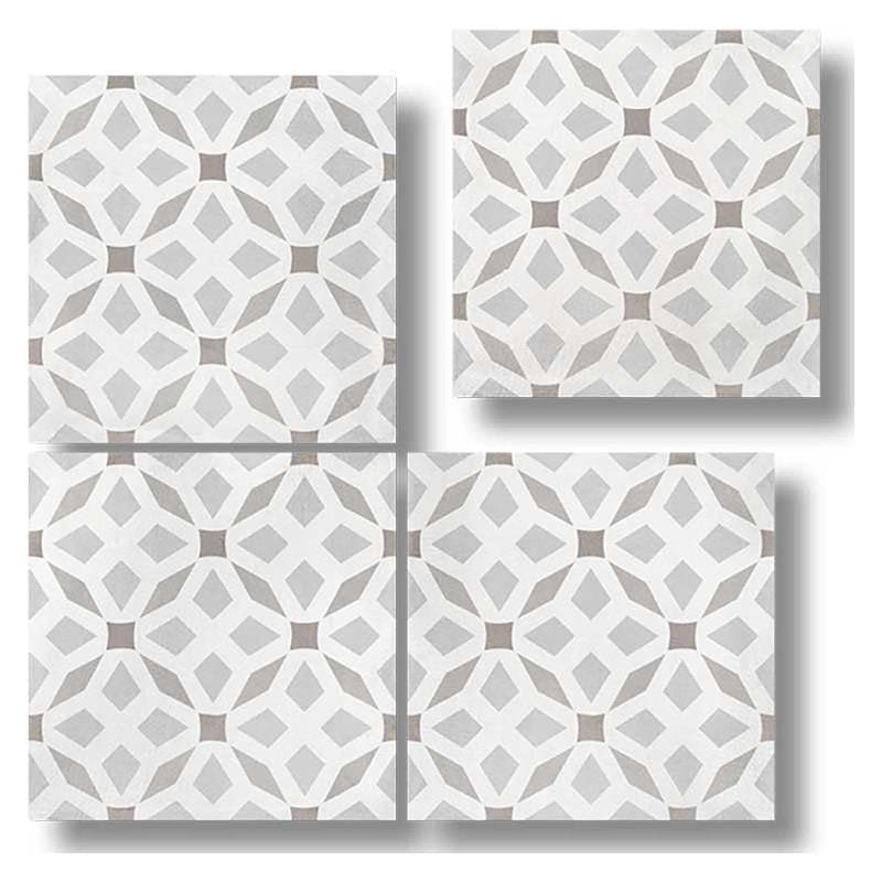Porcelain Patterned Tile 8 x 8 - Arcade