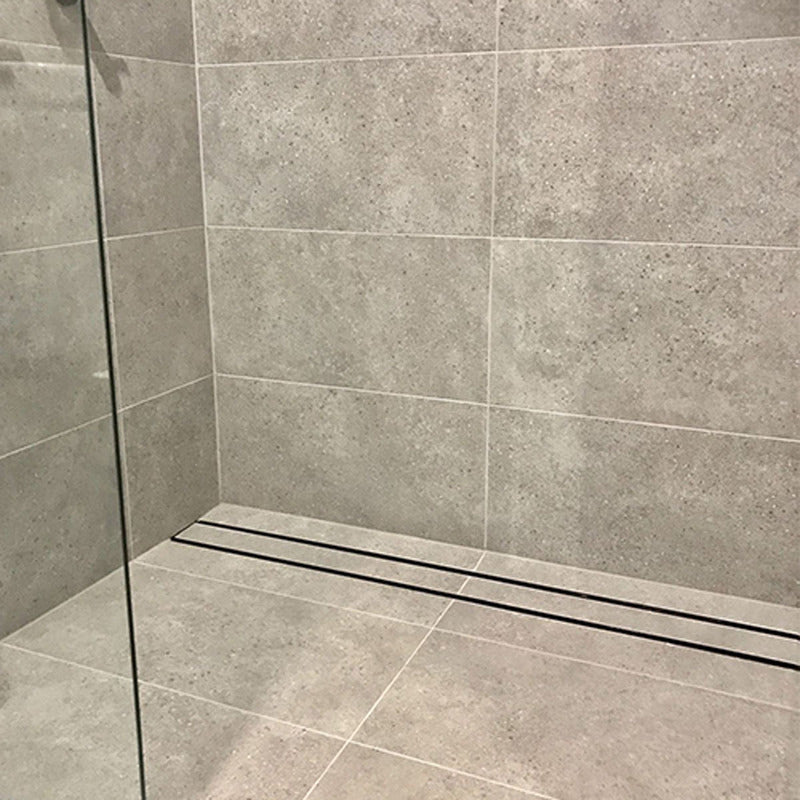 Custom Grates shower drain Tile Insert - Matte Black CUSTOM