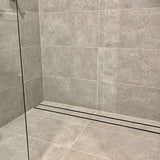 Custom Grates shower drain Tile Insert - Matte Black CUSTOM