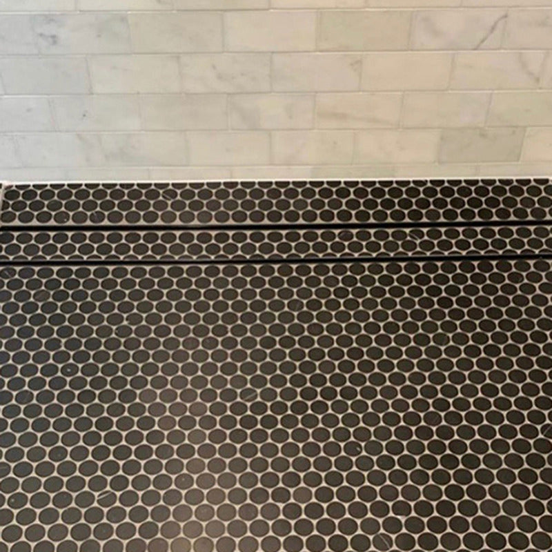 Custom Grates shower drain Tile Insert - Matte Black CUSTOM