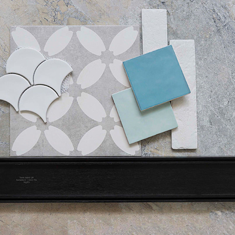 Custom Grates shower drain Tile Insert - Matte Black CUSTOM