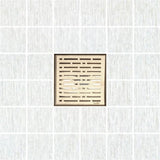 SereneDrains Square Shower Drain Broken Lane Satin Gold 6