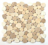 Mosaics Marble Pebble look - Brown
