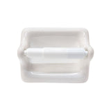 Porcelain Toilet Paper Holder - White Glossy