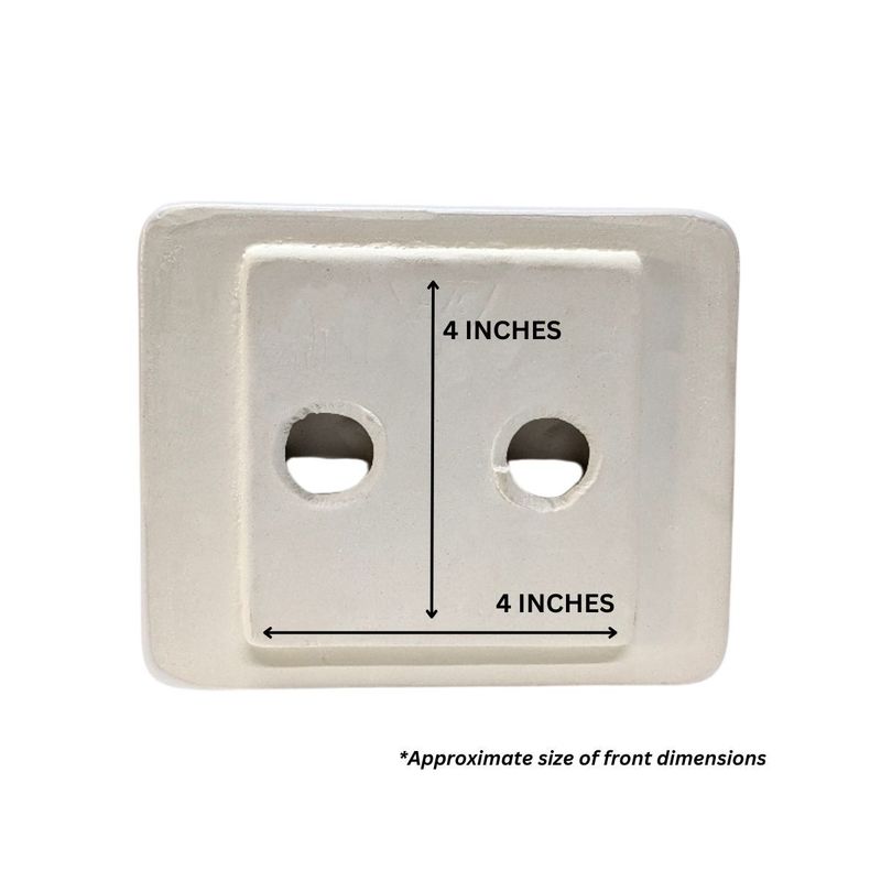 Porcelain Toilet Paper Holder - White Glossy