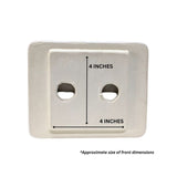Porcelain Toilet Paper Holder - White Glossy