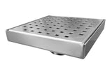 SereneDrains Square Shower Drain Traditional Square 6 BN