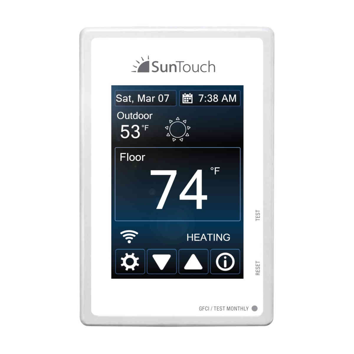 500875 sb suntouch floor heating thermostat