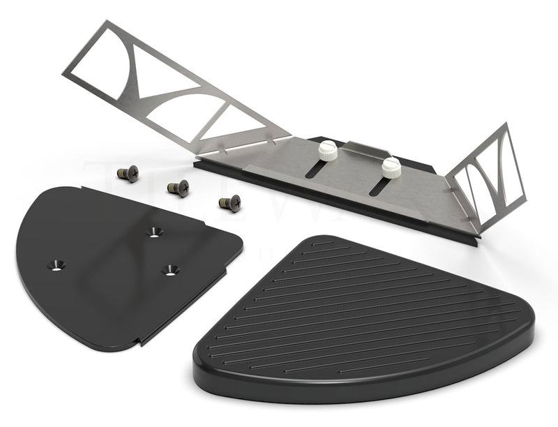 Victoria Series Corner Foot Prop - Matte Black