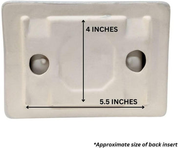 Ceramic Toilet Paper Holder 7.5x5 Thinset Installation Bathroom Tissue Roll