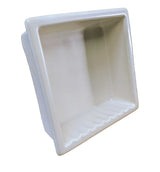 Recessed Shampoo Square Porcelain Biscuit Matte