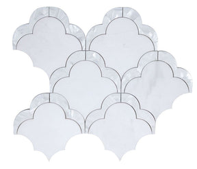 Tahitian Mother-of-Pearl mix of Marble and Pearl - Cloud